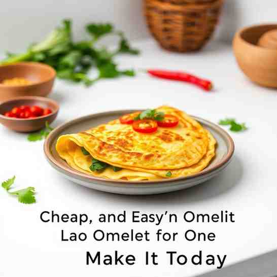 Kai Jeow - Cheap & Easy Lao Omelet for One | Make It Today